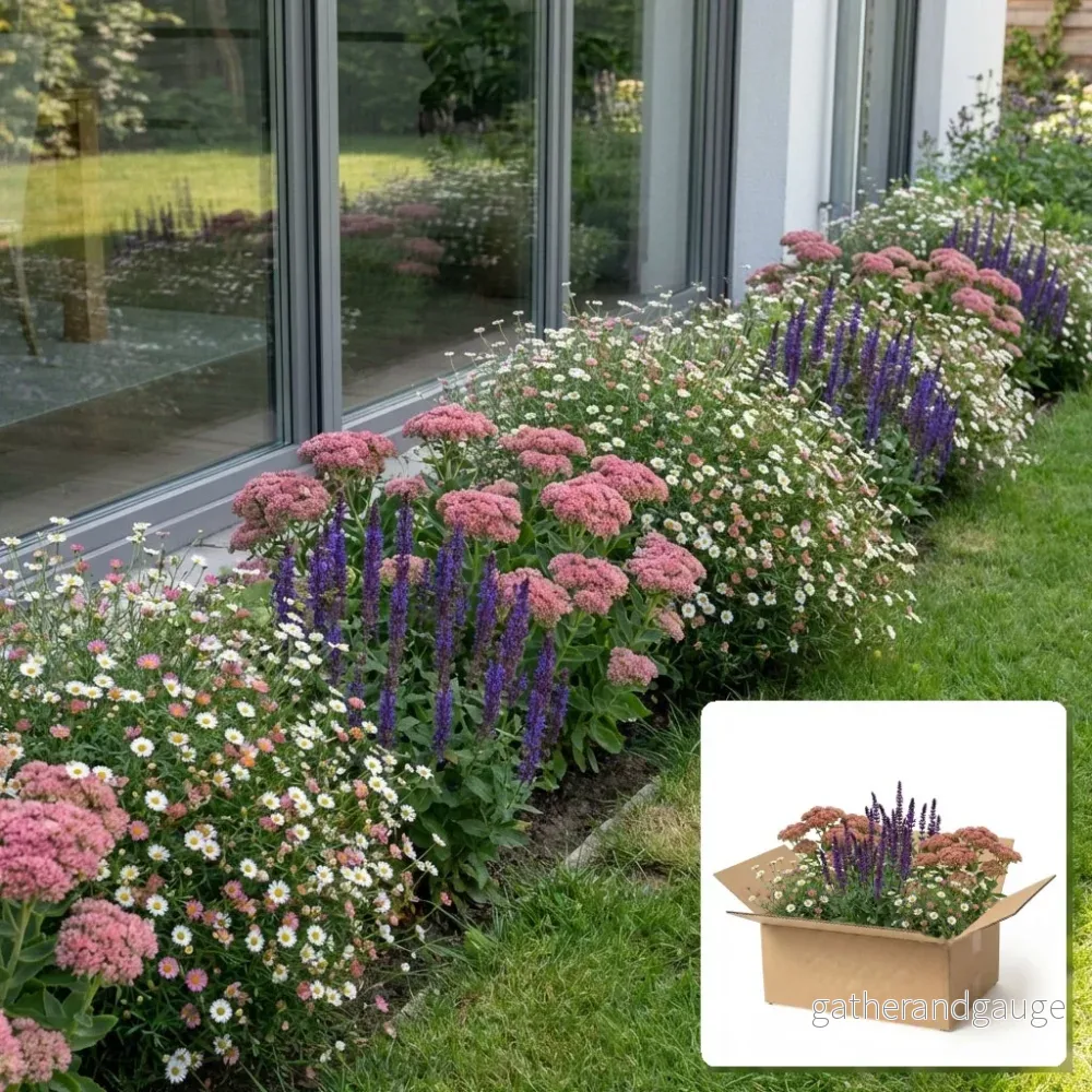 Pack Balcon Plein Soleil Rose & Blanc - 18 plantes - Bild 2