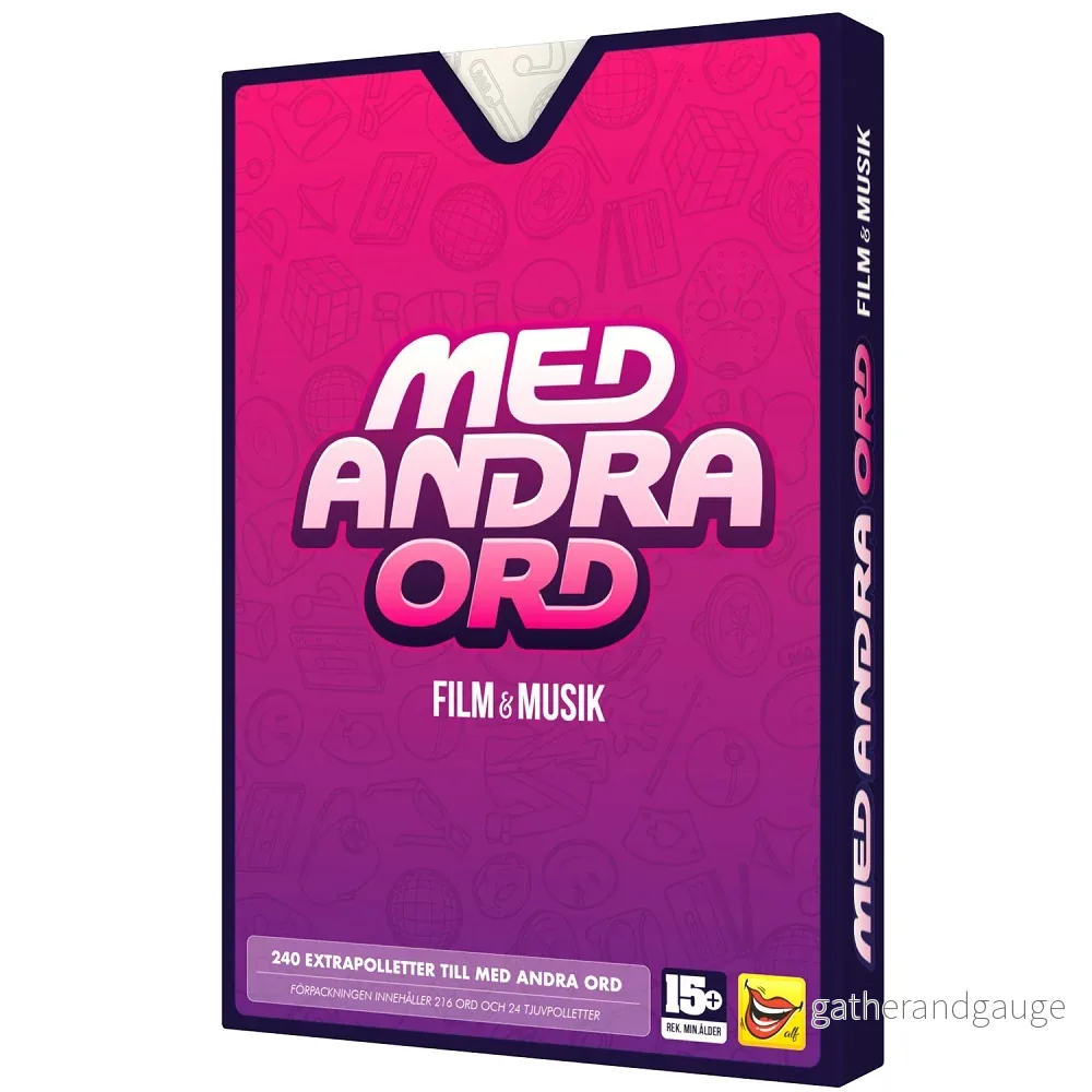 Med Andra Ord Film & Musik Sällskapsspel