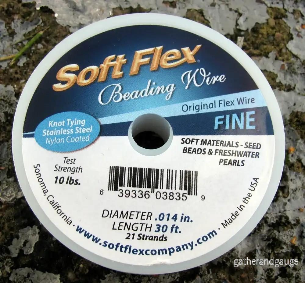Soft Flex beading wire - Fine, 21 strands, 1 rulle