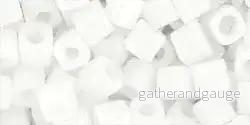 TOHO Cube – Opaque White 4mm, 10 gram TOHO Cube – Opaque White 4mm, 10 gram