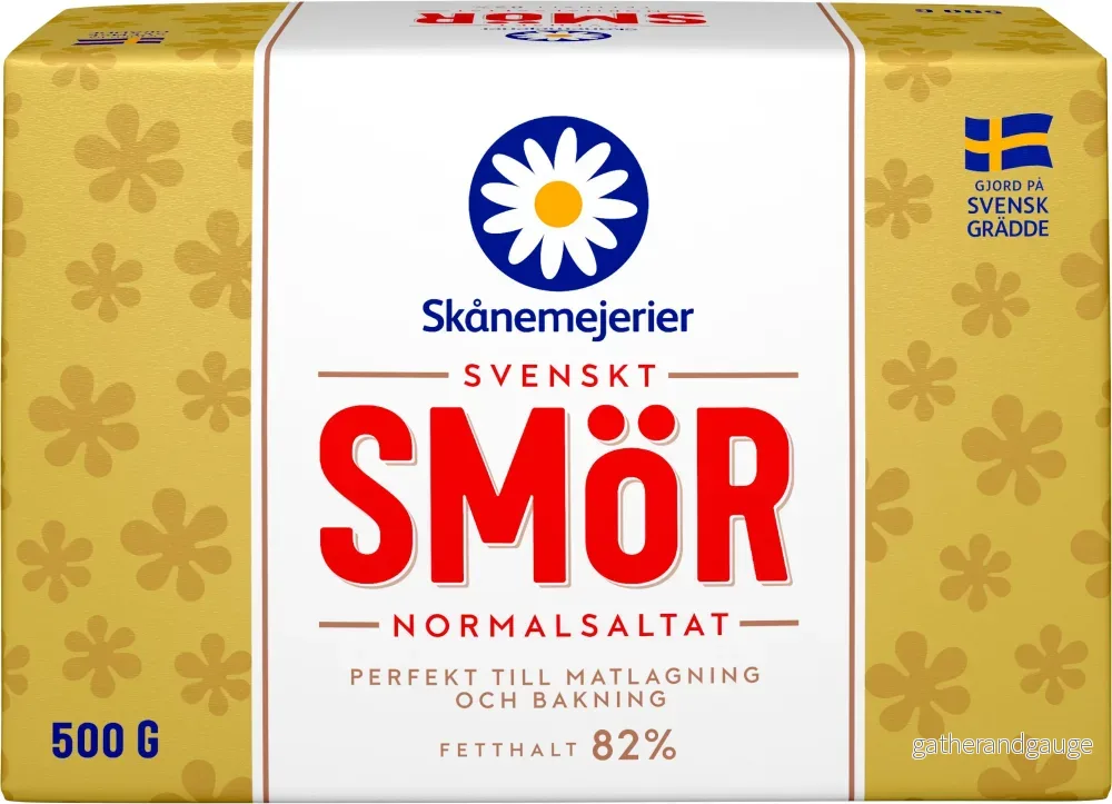 Smör Normalsaltat 82% 500g Skånemejerier Smör Normalsaltat 82% 500g Skånemejerier