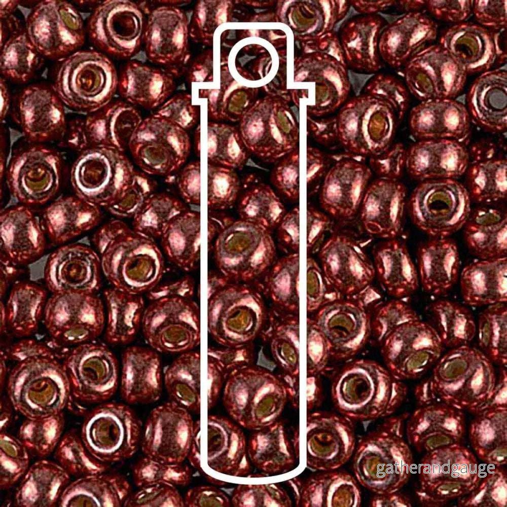 Miyuki Seed Beads - Duracoat Galvanized DK Berry 6/0, 20 gram