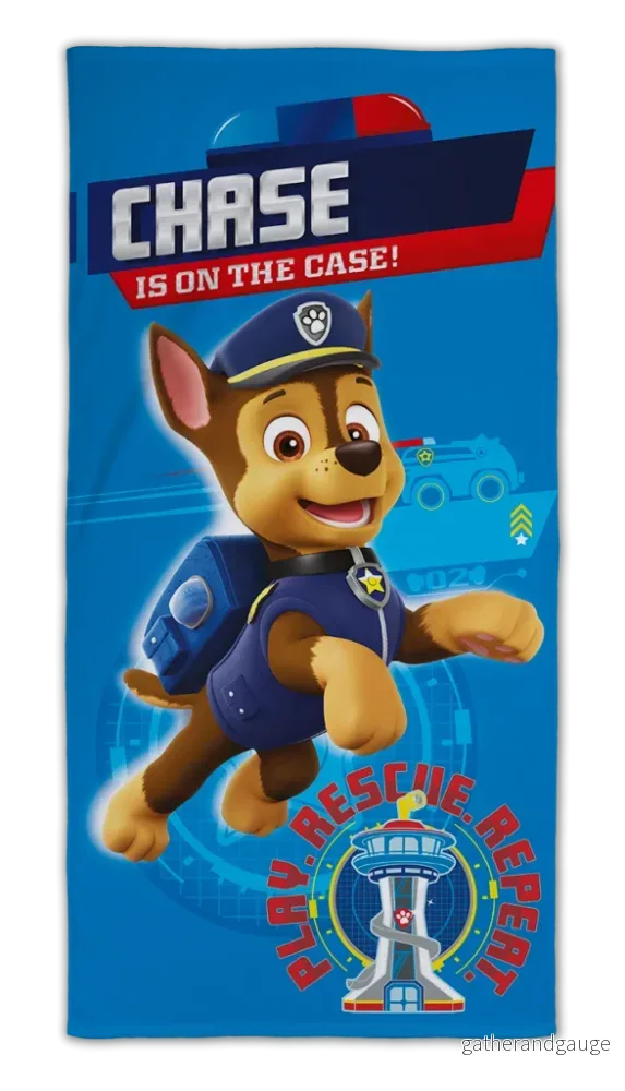 Paw Patrol Chase Handduk 140×70 cm