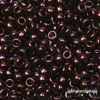 Miyuki Seed beads – Metallic Dark Raspberry 8/0, 10 gram