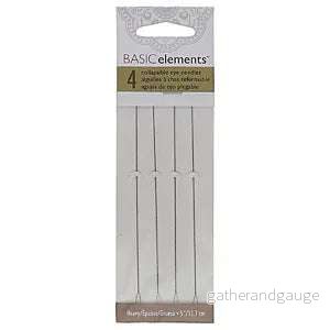 Pärlnålar Basic Elements - Collapsible Eye Needle Heavy, Lång 4-pack