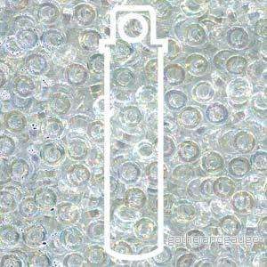 Miyuki Spacer - Clear Transparent Rainbow 2.2x1mm 7 gram