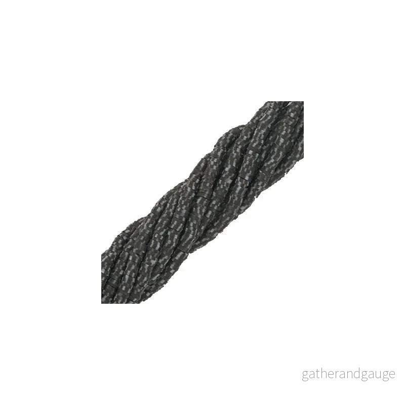 Heishi Pärlor – Svart/Vit 4mm 1 Sträng