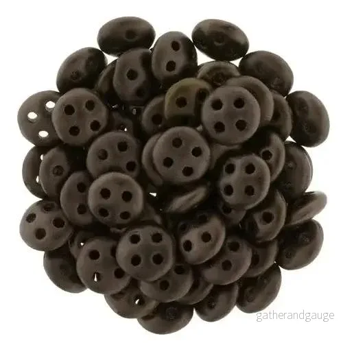 CzechMates QuadraLentil – Matte Dark Bronze 6mm, 10 gram CzechMates QuadraLentil – Matte Dark Bronze 6mm, 10 gram