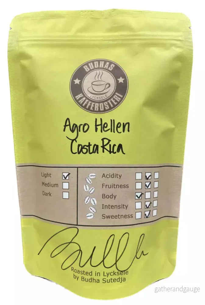 Agro Hellen – Hela bönor ljus/mellan rost för filterbrygging 250g Agro Hellen – Hela bönor ljus/mellan rost för filterbrygging 250g