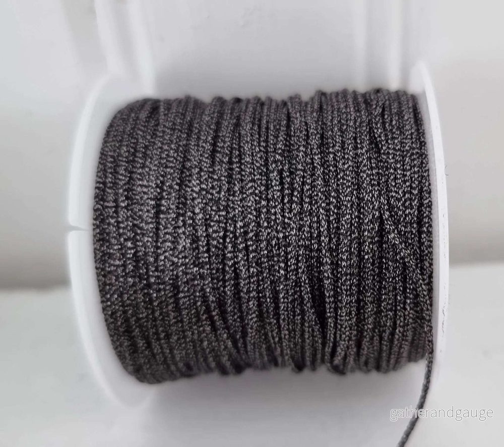 PL Rund – Gunmetal Metallic 1mm 1m