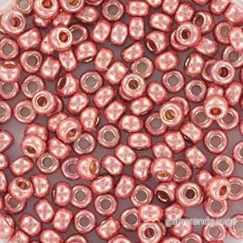 Miyuki Seed Beads – Duracoat Galvanized Dark Coral 8/0, 10 gram Miyuki Seed Beads – Duracoat Galvanized Dark Coral 8/0, 10 gram