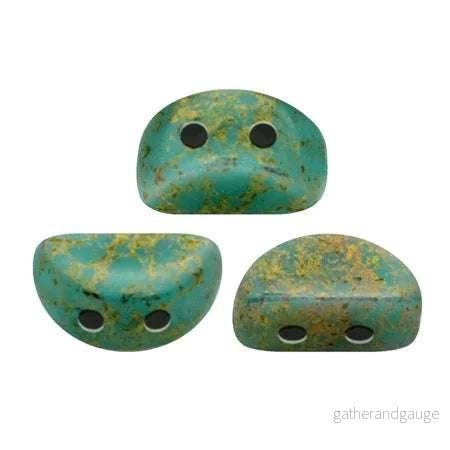 Kos® Par Puca® - Opaque Green Turquoise Bronze, 10 gram