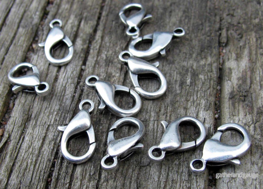 Klolås Silverfärgat - Kvalitetslås 15mm 15-pack - Bild 2