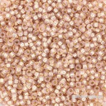 Miyuki Seed beads - Silverlined Alabaster Dyed Blush 15/0, 10 gram