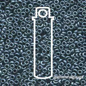 Miyuki Spacer - Matte Gunmetal 2.2x1mm 7 gram