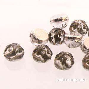 Baroque Cabochon - Backlit Menthol 7mm 2-hål 10-pack