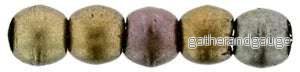 Tjeckiska Druk (Runda) – Matte Metallic Leather 2mm, 50-pack