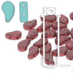 Paisley Duo - Jet Red Lazer Contour 8x5mm 22 gram