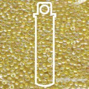 Miyuki Seed Beads – Light Yellow Lined Crystal AB 8/0, 22 gram Miyuki Seed Beads – Light Yellow Lined Crystal AB 8/0, 22 gram