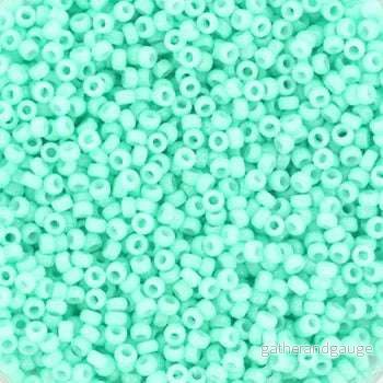 Miyuki Seed Beads - Duracoat Opaque Catalina 15/0, 10 gram