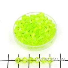 Tjeckiska MC Bicone - Limec 6 mm 20-pack