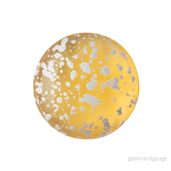 Cabochon par Puca® - Light Topaz Splash Silver 18 mm, 1 styck