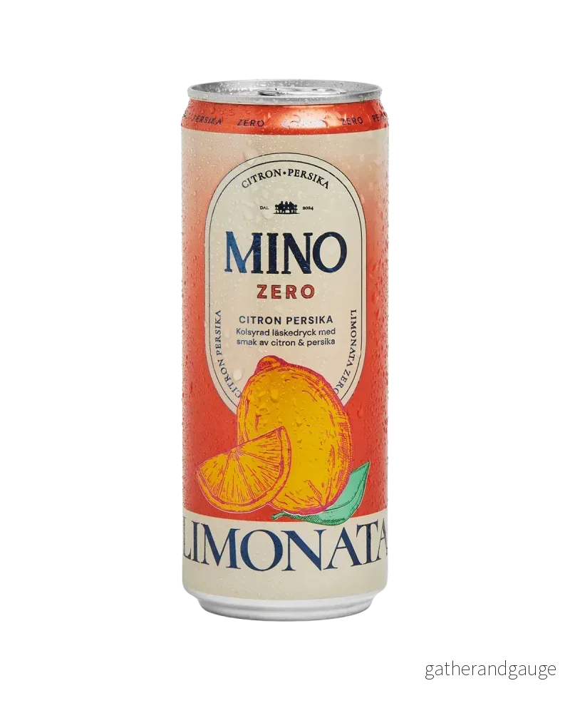 Mino Läsk Citron & Persika 33cl Mino Läsk Citron & Persika 33cl