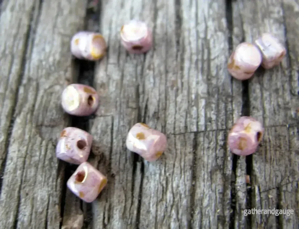 Minos® par Puca® - Opaque Mix Rose/Gold Ceramic Look, 5 gram - Bild 2