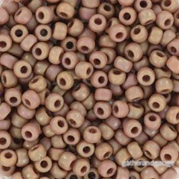 Miyuki Seed Beads – Opaque Glazed Frosted Rainbow Lavender 8/0, 10 gram