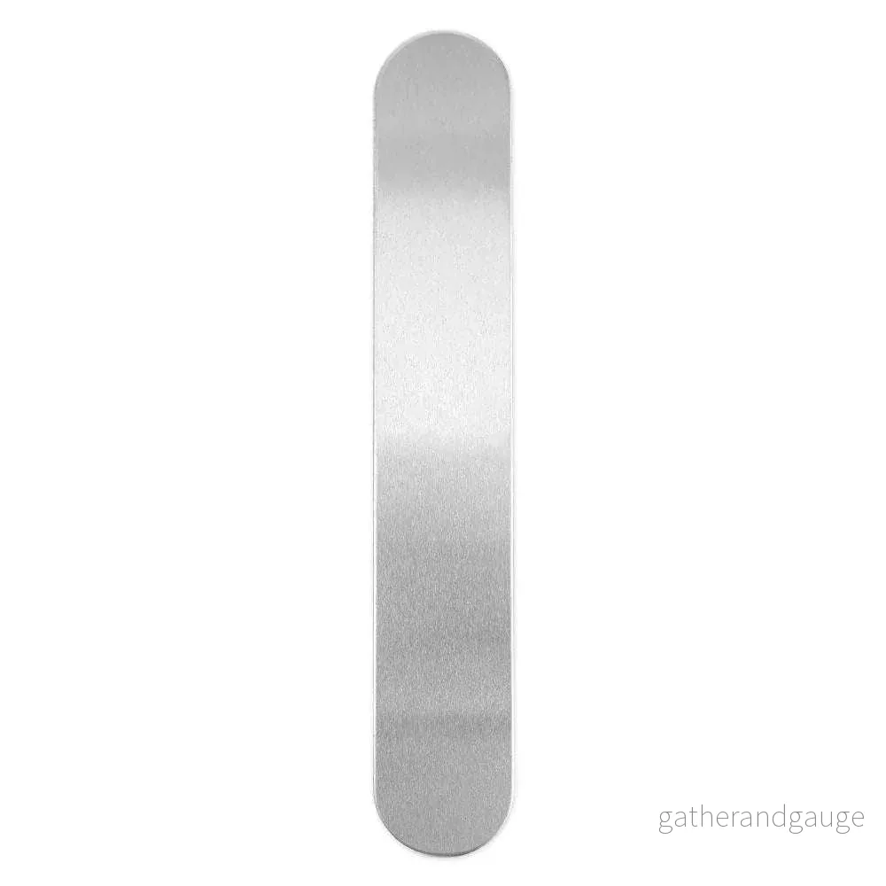 ImpressArt – 1″ Manschettarmband Stämplingsämnen, Aluminium 14g 5 st