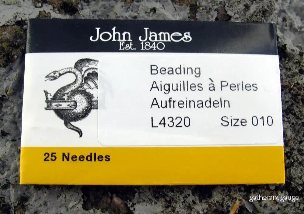 Pärlnålar - John James, nr 10, 25-pack