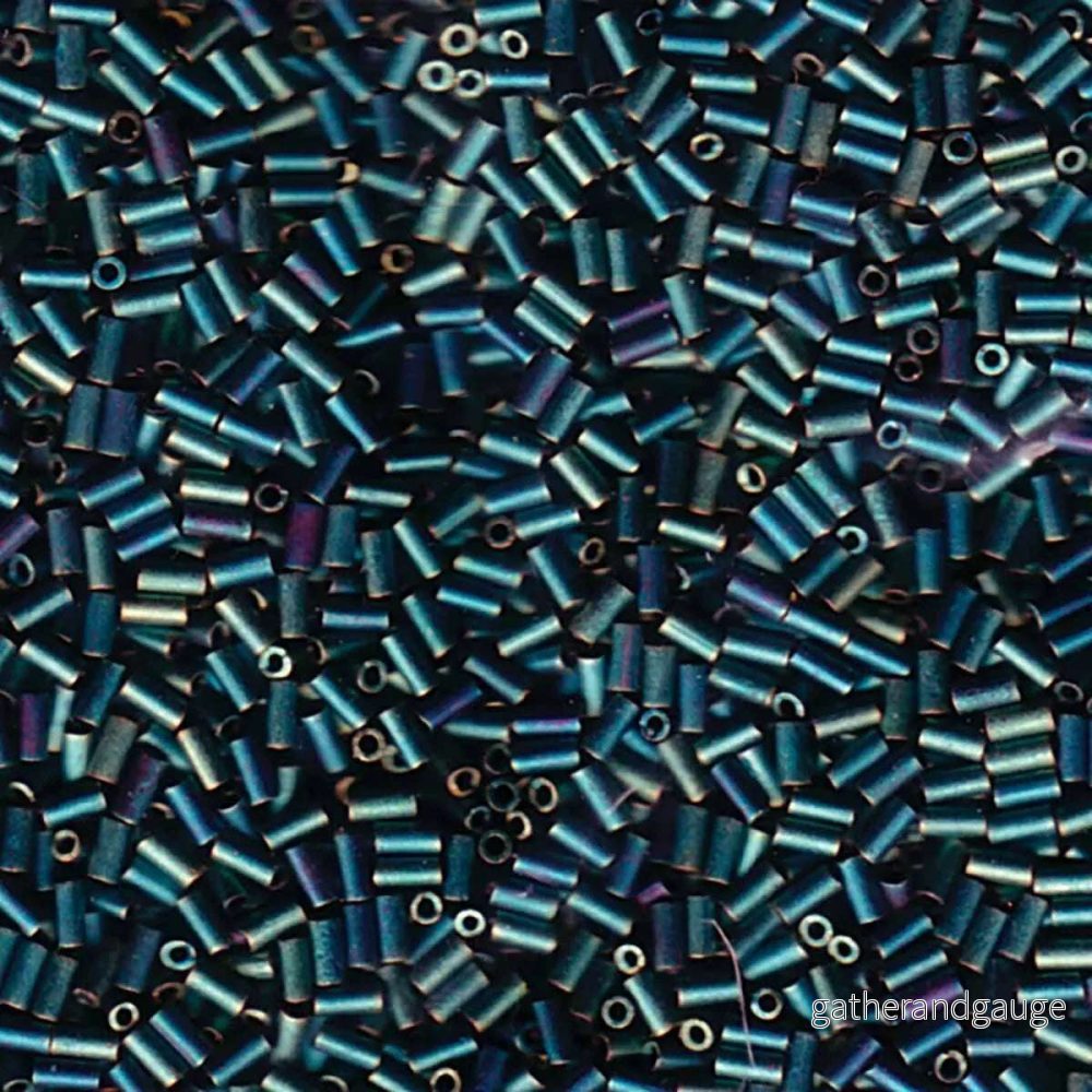 Miyuki Bugle Beads – Metallic Matte Iris Patina 3 mm, 10 gram