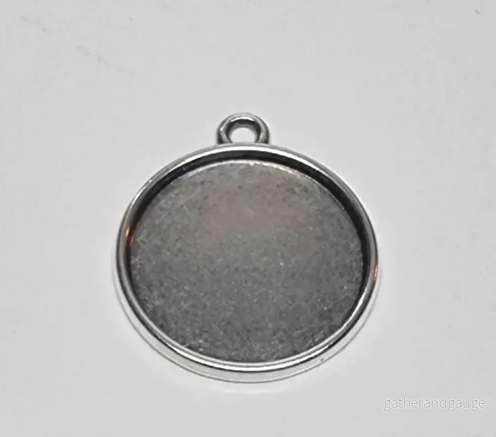 Ramberlock Silverfärgad – Rund Enkel 20mm 1 styck Ramberlock Silverfärgad – Rund Enkel 20mm 1 styck