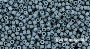 TOHO Seed Beads - Semi-Glazed Blue Turquoise 15/0, 10 Gram