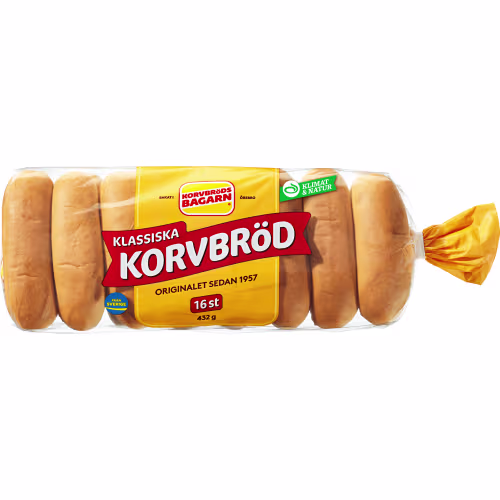 Korvbrödbagarn Korvbröd 16-pack