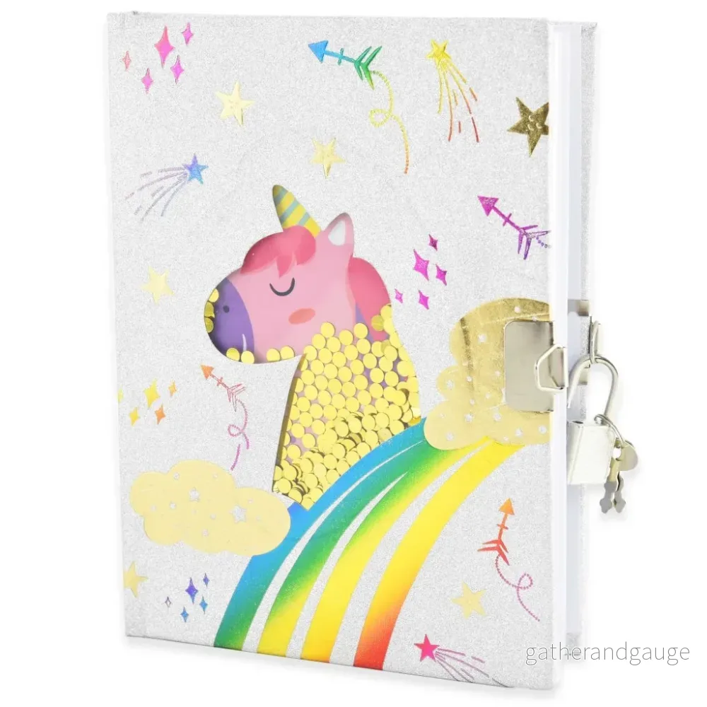 Dagbok med Lås – Unicorn
