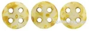 CzechMates QuadraLentil - Alabaster Picasso 6mm, 10 gram - Bild 2