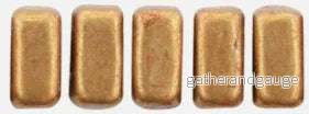 CzechMates Bricks – Saturated Metallic Hazel, 50-pack CzechMates Bricks – Saturated Metallic Hazel, 50-pack