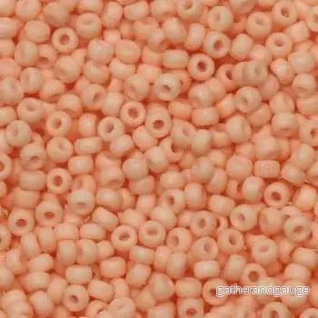 Miyuki Seed Beads - Fancy Frosted Lt Peachy Tan 11/0, 10 gram