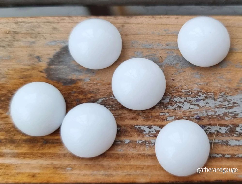 Cabochon – White 14mm, 6-pack Cabochon – White 14mm, 6-pack