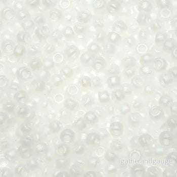 Miyuki Seed Beads – Transparent Matte Crystal AB 8/0, 10 gram
