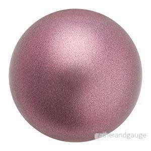 Preciosa Pearl Round - Maxima Light Burgundy 8 mm, 20- pack - Bild 2