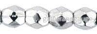 Tjeckiska Firepolish - Silver 3 mm, 50-pack - Bild 2