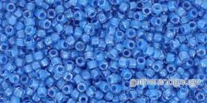 Matubo 10/0 Cylinder - Luster Blue Lined 5 gram