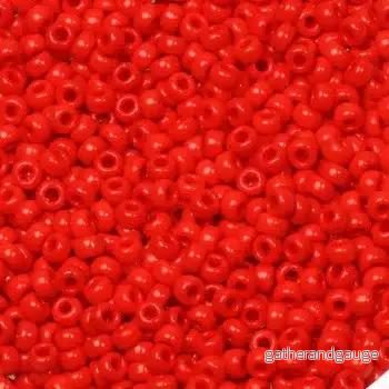 Miyuki Seed Beads - Opaque Maroon 11/0, 10 gram