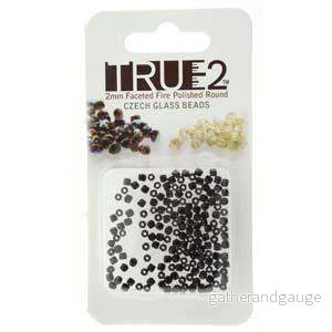 Tjeckiska Firepolish – Jet True 2 mm, 2 gram Tjeckiska Firepolish – Jet True 2 mm, 2 gram
