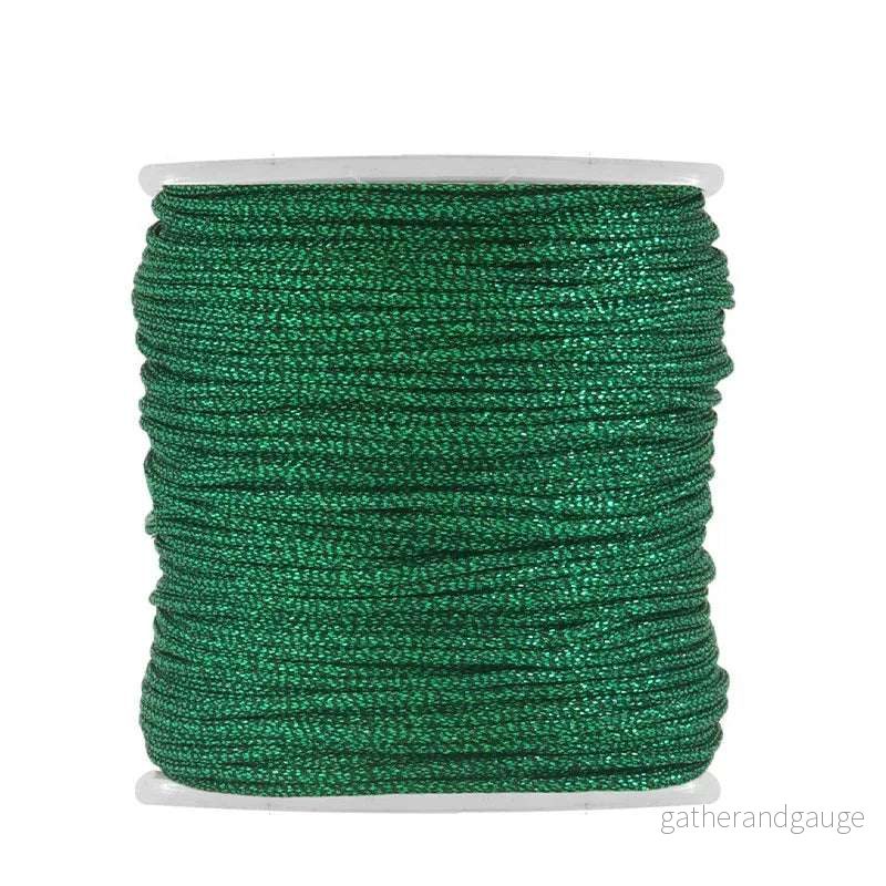 PL Rund – Dark green Metallic 1mm, 1m
