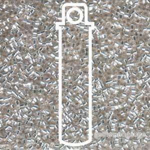 Miyuki Delica Hexcut – Silver Lined Crystal 11/0, 7,2 gram Miyuki Delica Hexcut – Silver Lined Crystal 11/0, 7,2 gram