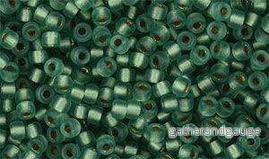 Matubo Seed bead 8/0 - Matt Emerald Bronze Ice lined 5 gram