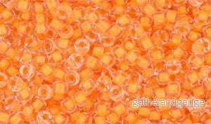 Matubo Seed bead 8/0 – Crystal Orange Neon 5 gram